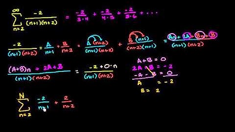 03   Series   06   Partial fraction decomposition to find sum of telescoping series