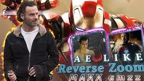 Reverse zoom microvave edit preset/XML in alight motion