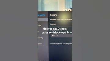 How to fix Directx error on black ops 7