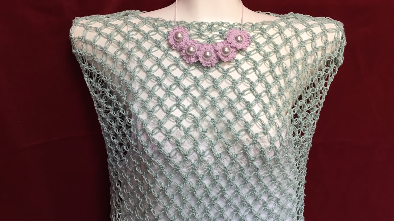 Crochet Blouse  | Solomon's Knot Stitch