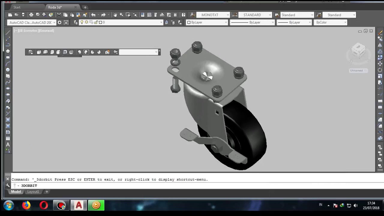 Tutorial Autocad Merubah Gambar Dwg 3D Ke 2D Convert 3D Ke 2D