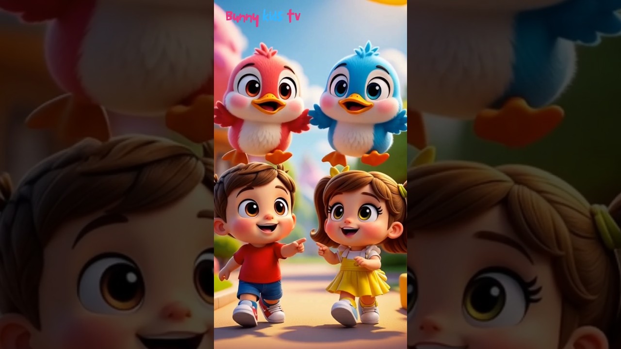 Rainbow Ducks | Learn Colors | Nursery Rhymes & Kids Songs 