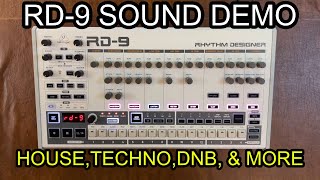 Sounds of the RD-9 Drum Machine (House, Techno, Dnb & More)