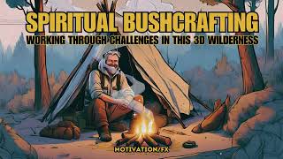 SPIRITUAL BUSHCRAFTING! Working Though Challenges in the 3D Wilderness #bushcraft