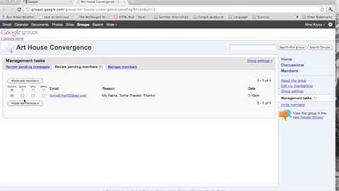 How to use Google Groups
