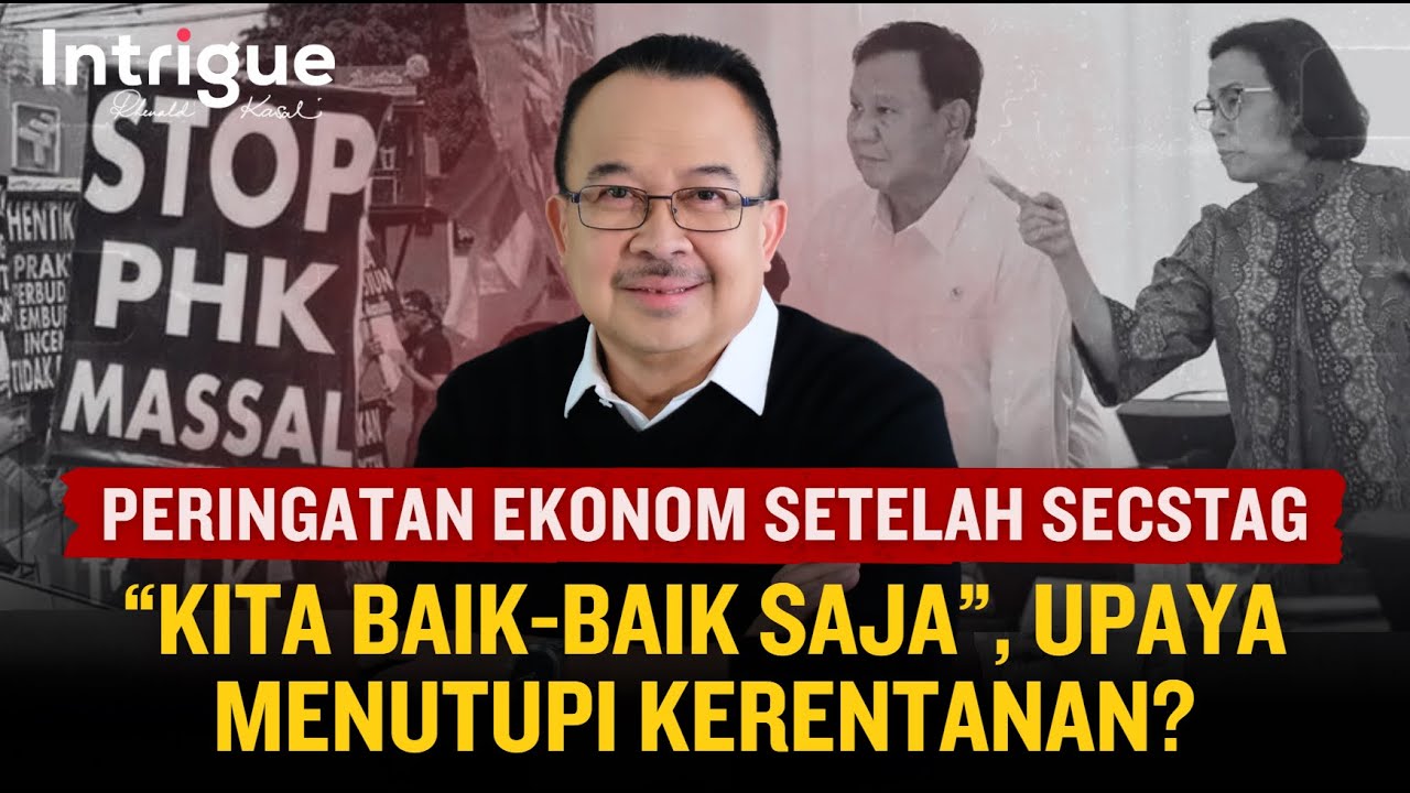 Memasuki Pertumbuhan di Bawah 5%, Adakah Kabar Baik? #IntrigueRK