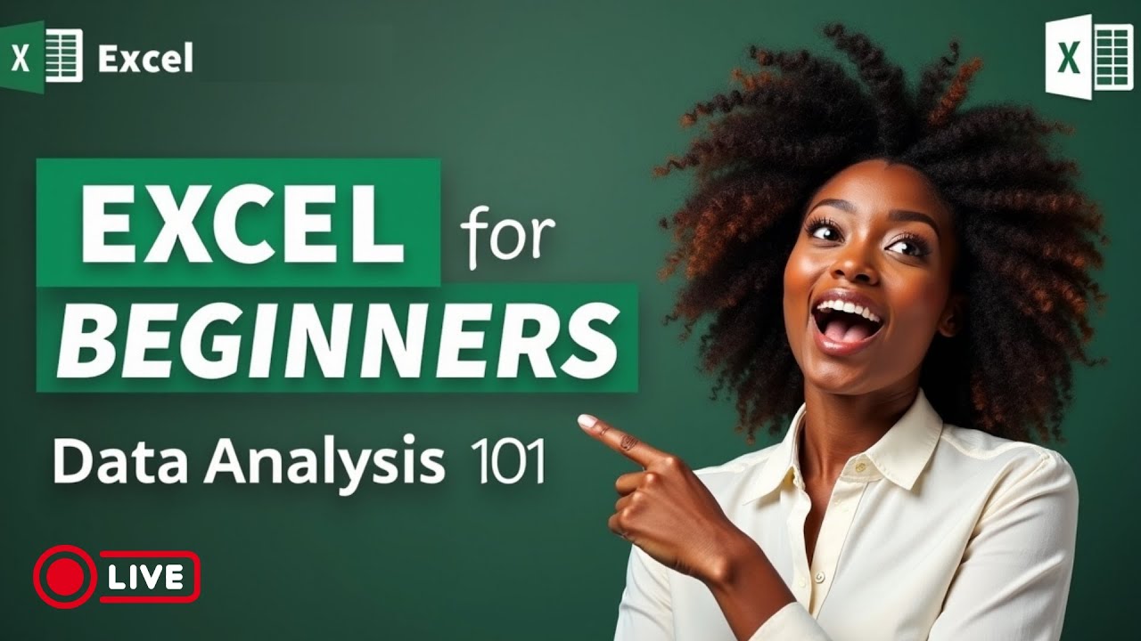 Excel for Beginners | Data Analysis Scholarship Training (Live Class ...