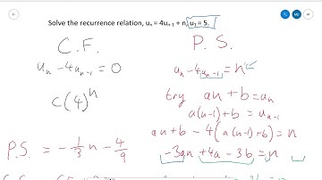 Further Examples of Solving Non-Homogeneous Recurrence Relations