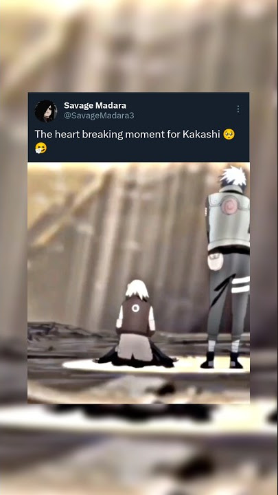 The heart breaking moment for Kakashi 🥺🤧|#naruto #short #anime #kakashi #sakura