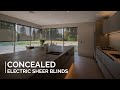 Kitchen Sliding Doors with Hidden Roller Blinds