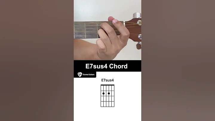 How To Play The E7sus4 Chord On Guitar - Guvna Guitars