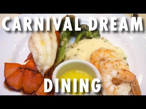Video: Carnival Dream Cruise Ship Ăn uống và Ẩm thực