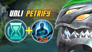 PULL TOGETHER + BUFF PETRIFY NO MORE COOLDOWN! | YU ZHONG BEST COMBO SPELL - MLBB