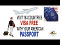 Visa free countries to visit with American passport