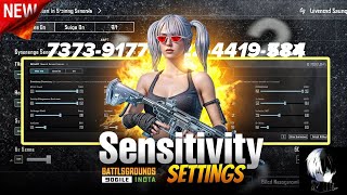 UPDATE 3.8 ✅ ZERO RECOIL SENSITIVITY CODE + CONTROL SETTINGS FOR PUBG MOBILE | SENSITIVITY BGMI