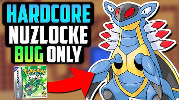 CAN I BEAT A POKÉMON EMERALD HARDCORE NUZLOCKE WITH ONLY BUG TYPES!? (Pokémon Challenge)