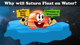 Why will Saturn Float on Water? + more videos | #aumsum #kids #children #space