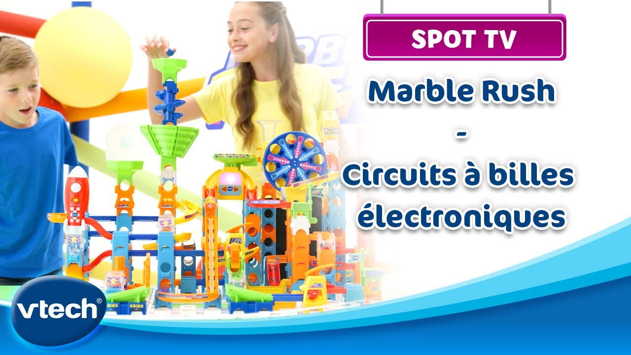 Circuit à billes électronique Marble Rush - Super Sky Tower Set