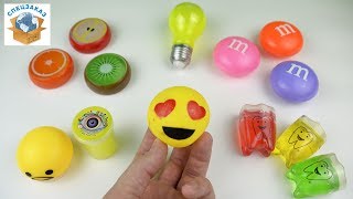 УЖАС ЛИЗУН С ГЛАЗОМ ЖВАЧКА ДЛЯ РУК M Ms И ФРУКТЫ. HANDGUM СПЕЦЗАКАЗ