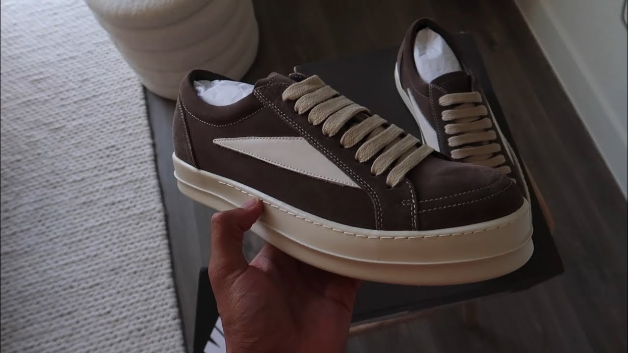 RICK OWENS VANS VINTAGE SNEAKERS UNBOXING + ON FEET - YouTube