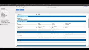 How to create delivery note for sales order in EVA ERP