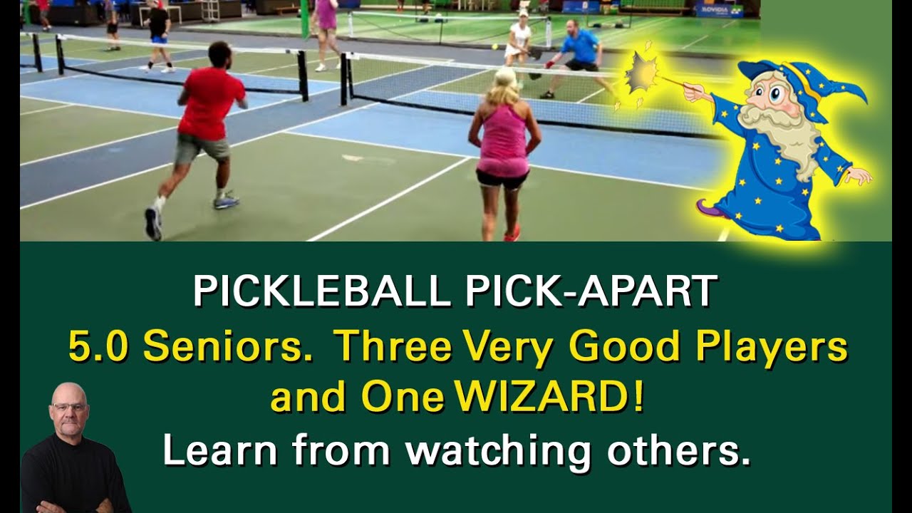Pickleball! 5.0 Mixed Doubles Match! A Shot You've Never Seen Before