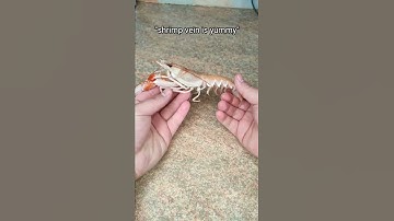 in case anyone enjoys eating shrimp "vein", watch this