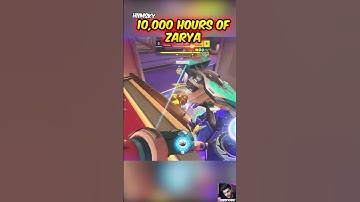 This Is What 10,000 Hours Of Zarya Looks Like 🤯 #overwatch2