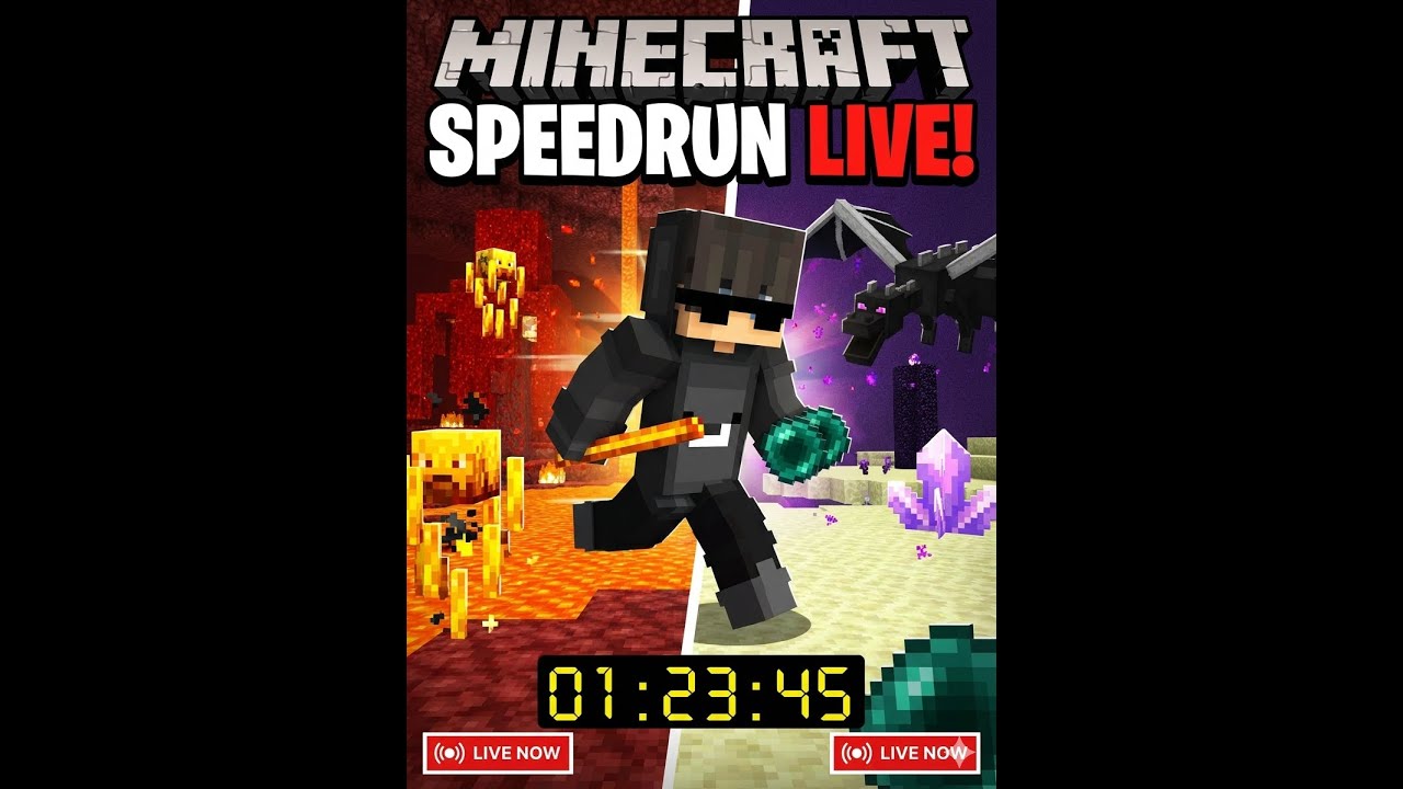 Trying to Speedrun Minecraft - YouTube