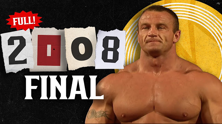 *FULL* 2008 World's Strongest Man | FINAL