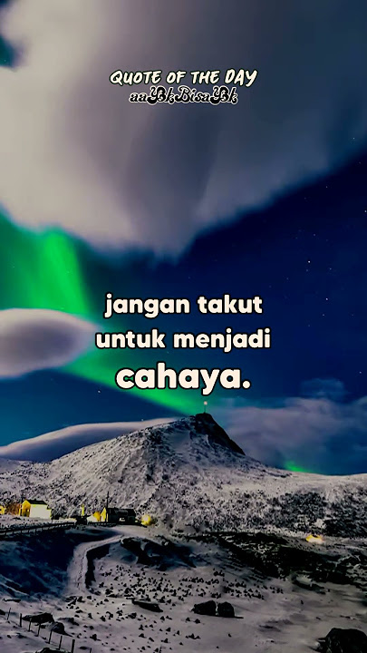 Ketika kegelapan datang, jangan takut untuk... #storywa