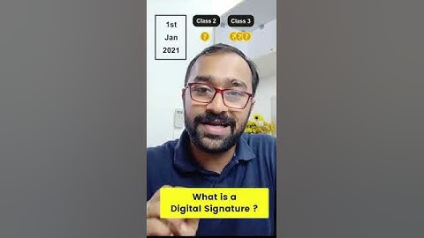 🟥Is Digital Signature Safe? What is Digital Signature? #Shorts