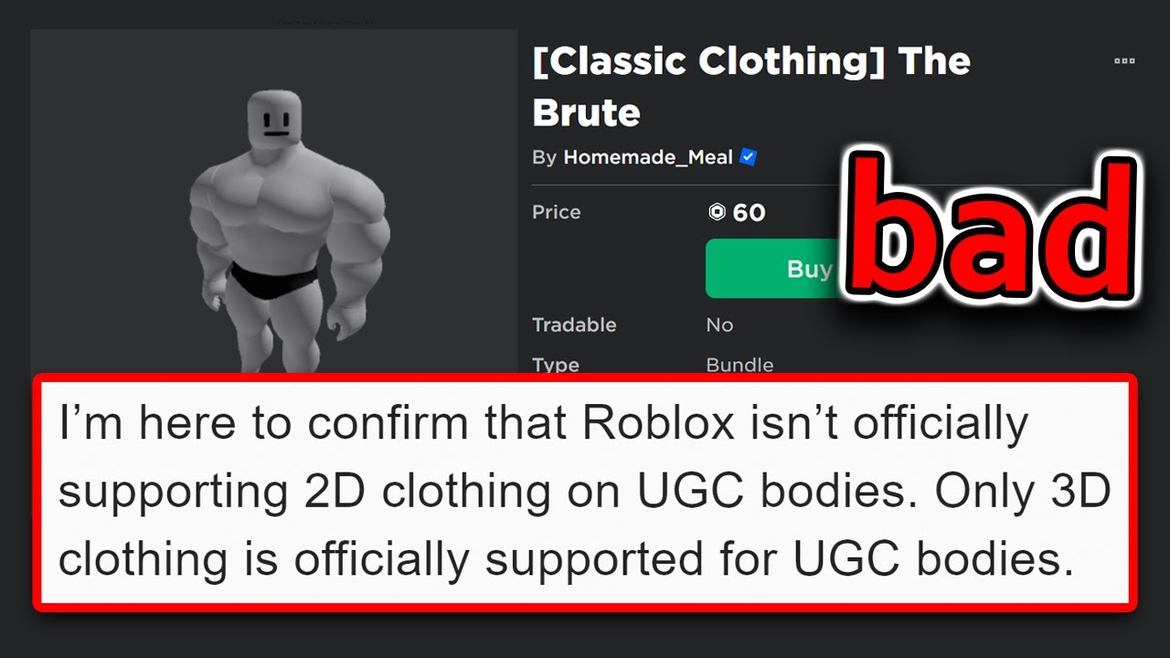 Roblox UGC Bundles be like: : r/gocommitdiev2