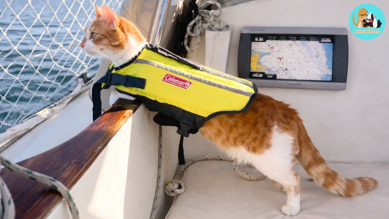 Not Made for Land: This Cat Is Only Happy When Sailing