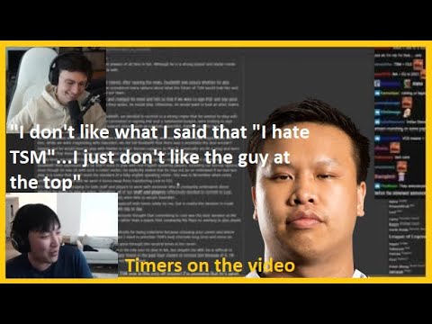 Caedrel Reacts To Doublelift Reply To Regi Reddit Post | Doublelift and Reginald TSM Drama  - Part 2