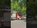 2-DLK-1 der FuRW 2 Bochum mit einem sehr langem Blaulichtgruß zum Geräteckeck