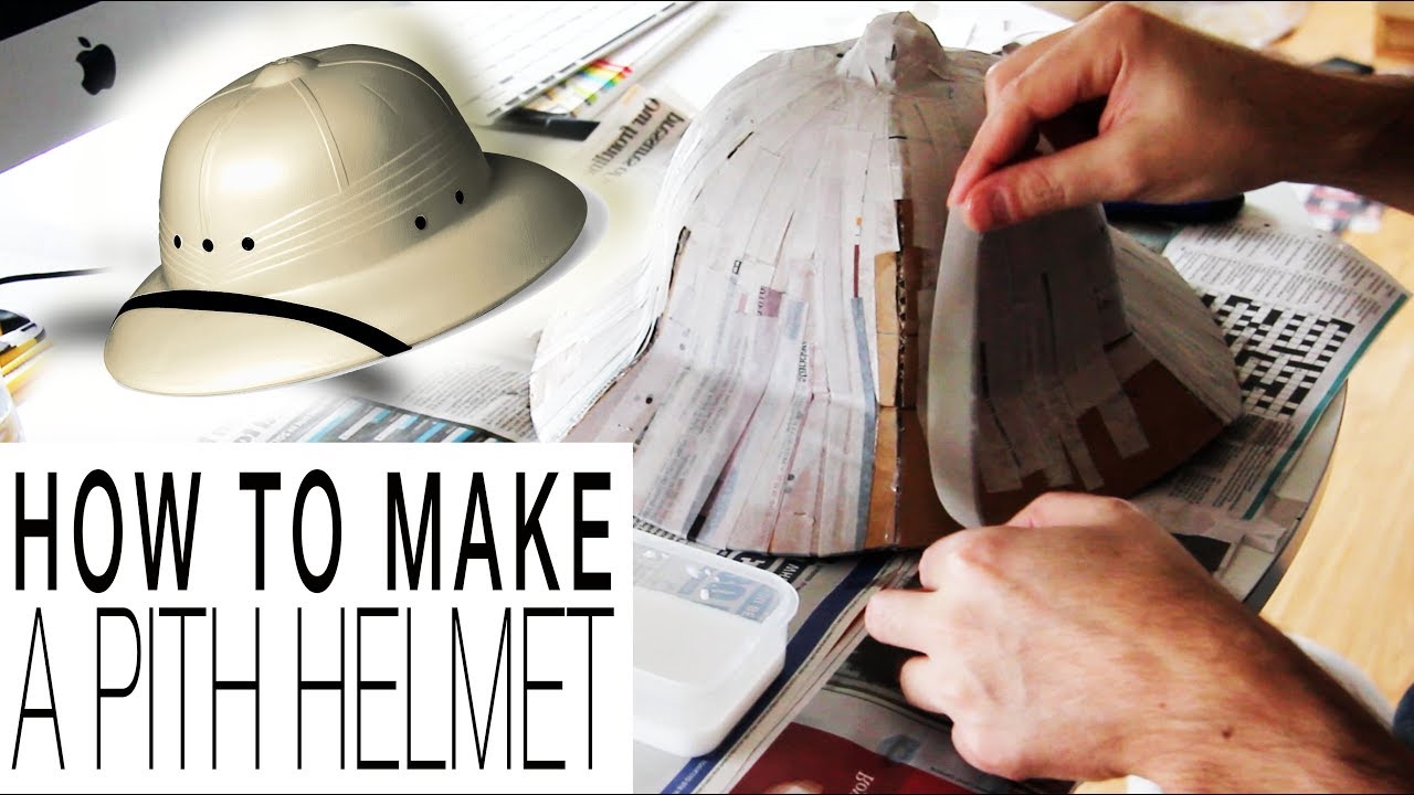 DIY - Pith Helmet / Sombrero de explorador o salacot (templates