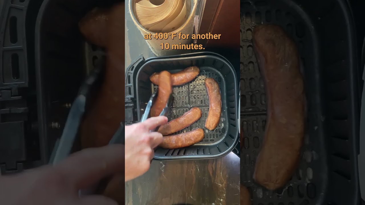 Air Fryer Sausages from Frozen