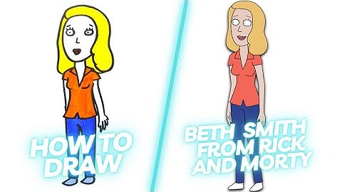 How to Draw Beth Smith From Rick And Morty