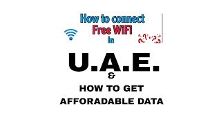 HOW TO CONNECT WiFi FROM DUBAI METRO, DUBAI BUS, ABUDHABI BUS & HOW TO GET AFFORDABLE DATA IN U.A.E. screenshot 5