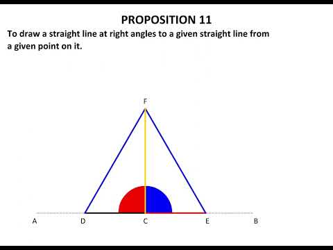 Book I Proposition 11 - Euclid's Elements of Geometry
