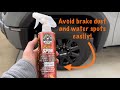 Great option to avoid brake dust and water spots on your wheels