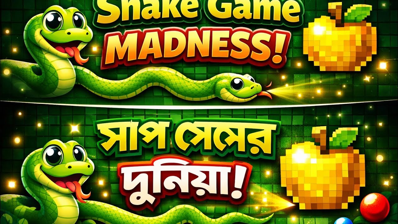 Snake Game Madness! সাপ গেমের দুনিয়া
