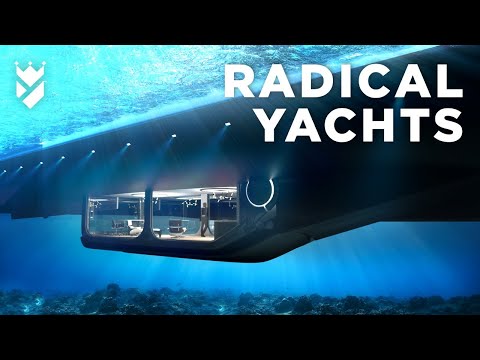 Video: 108M Mega Yacht Concept piedāvā ekoloģiski draudzīgu, lielisku jūru