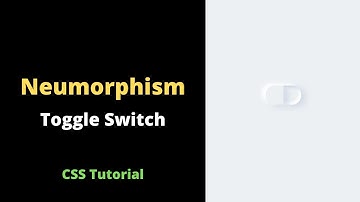 Designing Neumorphic Toggle Buttons in HTML/CSS