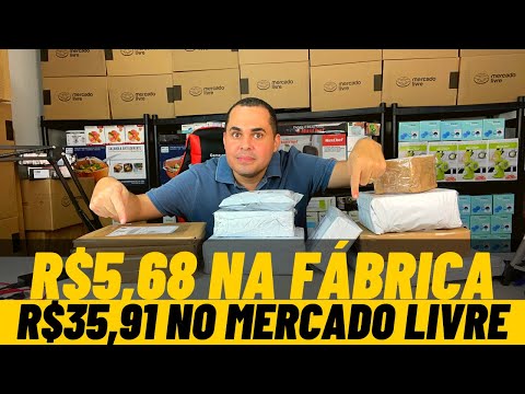 Produto de R$5,68 na fábrica sendo vendido por R$35,91 no Mercado Livre + Fornecedor BRASILEIRO!