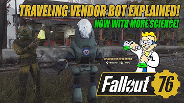 Fallout 76: Best way to farm traveling vendor bot responder for rare outfits and plans! (So easy!)