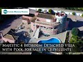 Grand 4 bedroom villa for sale in Crevillente