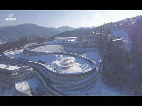 Stunning drone footage of 2018 Winter Olympics in South Korea venue
