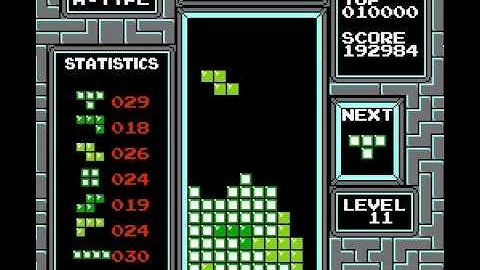 TETRIS (NES) High Score - 539,000